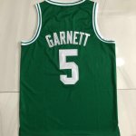 Maillot de Basket #5 Garnett 2007-08 Boston Celtics Vert